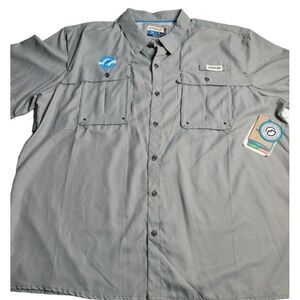 2841 NWT Magellan Black/White SS Button Down‎ 3XL